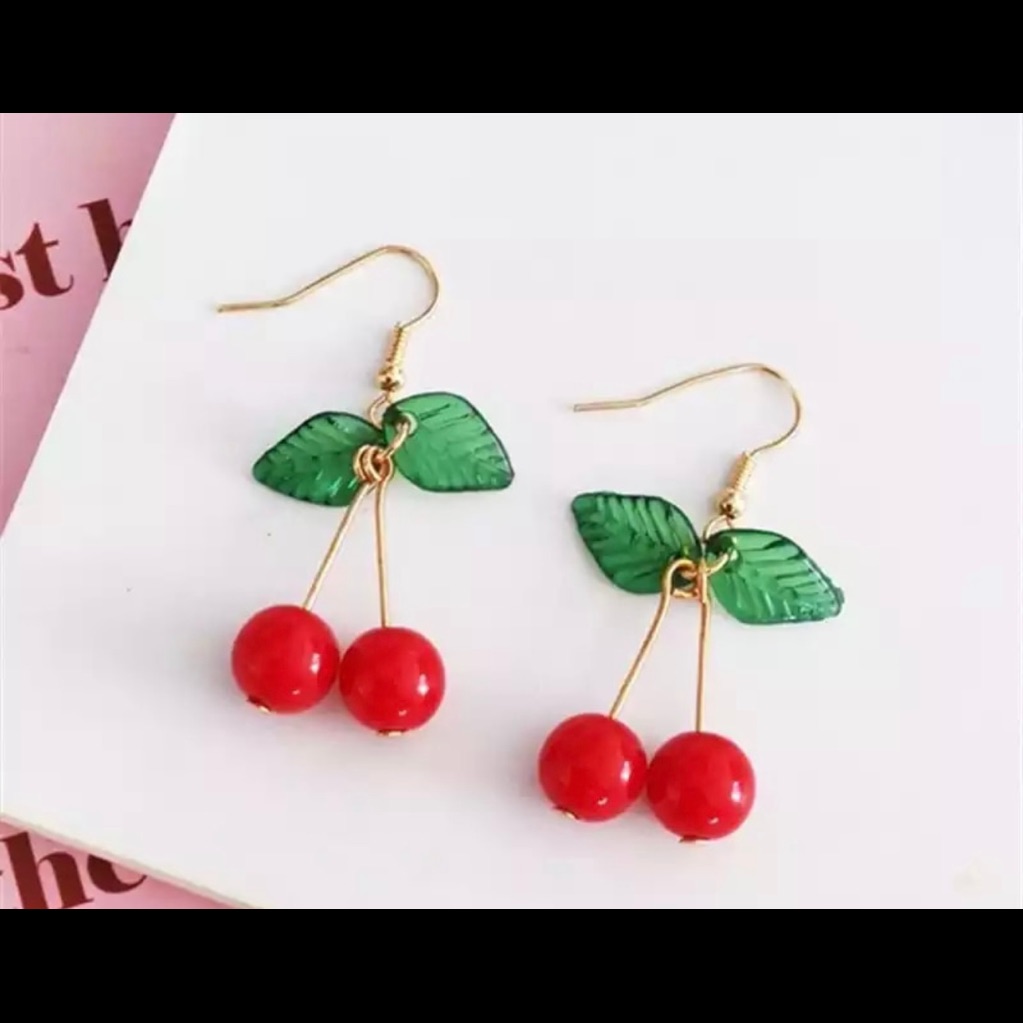 Dangle Cherry Earrings